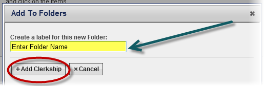 new folder popup