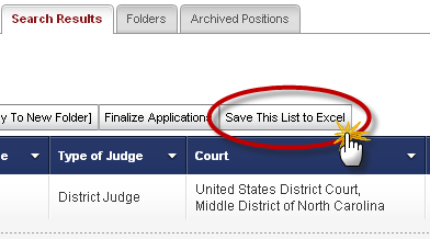 save to excel